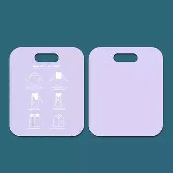 1 шт., складная доска для домашней рубашки, папка для одежды для детей/взрослых, органайзер для одежды, папки для одежды, органайзер для хранения белья фиолетовый