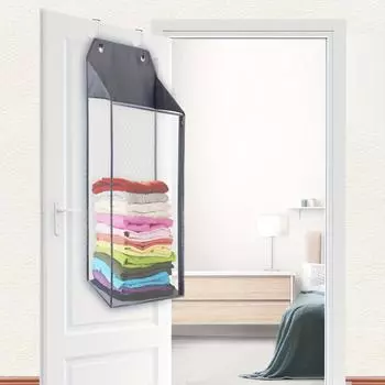 1 шт. Складная настенная сетчатая корзина для белья с дверцей на молнии для хранения грязной одежды, подходит для ванных комнат и общежитий