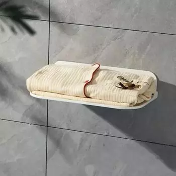 1 шт. Складная настенная стойка для хранения вещей, настенная складная доска для хранения одежды в ванной комнате, стойка для хранения без перфорации