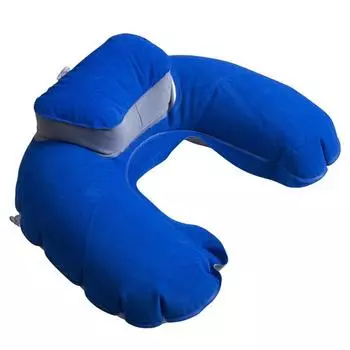 1 шт. складная U-образная подушка для поддержки шеи, надувная подушка для путешествий, подушка для шеи