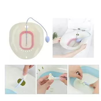 1 предмет складное сиденье над сидячей ванной комплект вагинальный инструмент для пропаривания стул для душа without cleaner синий