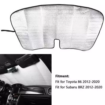 1 шт. складной козырек на лобовое стекло автомобиля, передний и задний блок, солнцезащитный козырек от пыли для Toyota 86 2012-2020 CHINA