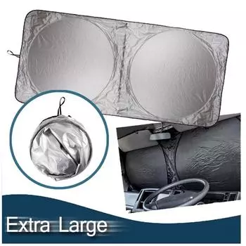 1 шт., складной очень большой козырек от солнца, крышка козырька лобового стекла 190*90cm