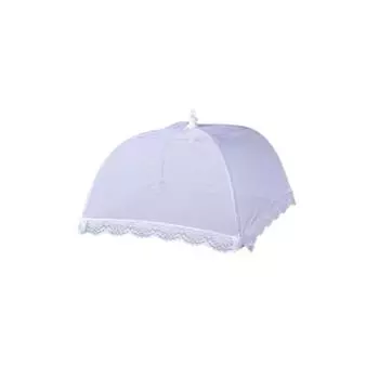 1 шт. складной полиэстер для домашней кухни, пищевой чехол, зонтик от комаров для пикника на открытом воздухе, сетка 40*60cm