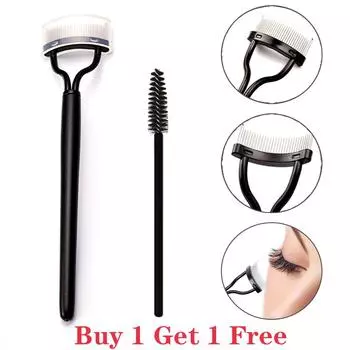 1 шт. складные щипцы для завивки ресниц, красивый разделитель ресниц для макияжа, металлическая щетка для ресниц, расческа, тушь для завивки глаз, красота, косметический инструмент для макияжа