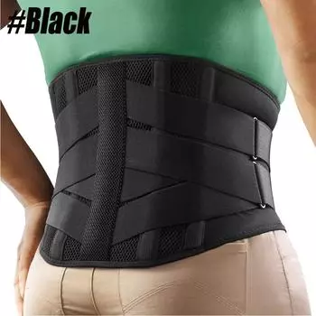 1 шт. Скобы для спины для уменьшения поясницы, 5 поясничных поддерживающих ремней, противоскользящие поясничные поддерживающие ремни для мужчин/женщин S Waist 65-80cm