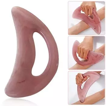 1 шт. скребок для кожи Гуаша, скульптурирование тела, лимфодренажный массажер для шеи, смоляной инструмент для ухода за здоровьем, скребок, массажная доска для лица