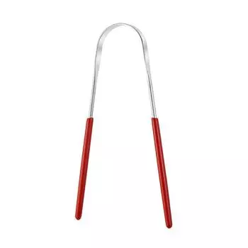 1 шт. скребок для языка из нержавеющей стали U-образной формы, металлический, для свежего дыхания, чистка языка, зубная щетка с покрытием, средства для гигиены полости рта 7