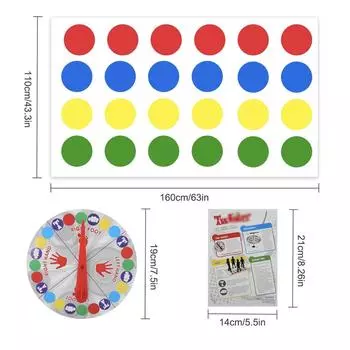 1 шт. Скручивание тела, балансировка тела, взаимодействие пальцев, радостное многопользовательское собрание, развлекательная игра для родителей и детей разноцветный