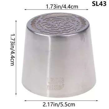1 шт. Sl4/Sl12/Sl13/Sl43/Sl51/Sl57 насадки для труб из нержавеющей стали для глазури, насадки для глазури для выпечки, инструмент для выпечки