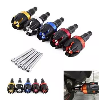 1 шт., слайдер для рамы мотоцикла, защита от столкновений и падений, антикрашечные колпачки M10, 10 мм, универсальный винт для мотокросса золотистый