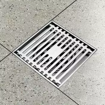 1 шт. слив в пол, раковина для ванной комнаты из нержавеющей стали, домашний слив для пола с защитой от запаха, квадратный слив для душа в ванной, слив для мусора на полу, аксессуары для ванной комнаты