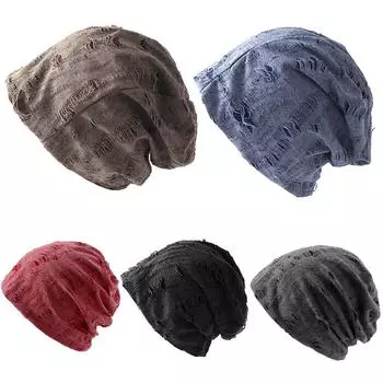 1 шт. сломанная дырка кепка нищенская шляпа хип-хоп стиль Баотоу дистресс ветроустойчивая