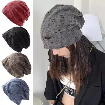 1 шт. сломанная дырка кепка нищенская шляпа хип-хоп стиль Баотоу дистресс ветроустойчивая