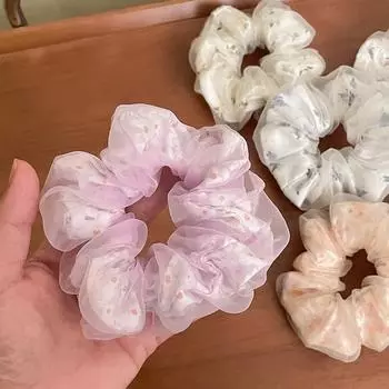 1 шт. случайные элегантные женские сетчатые резинки для волос, аксессуары для волос для девочек и детей, головные уборы, резинки для волос, эластичные резинки для волос 1 pc