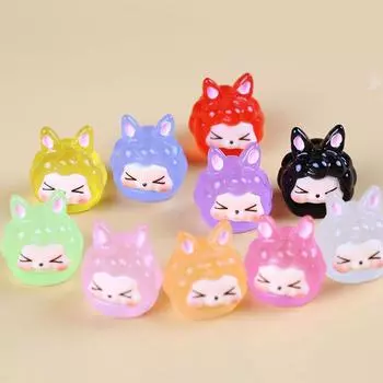 1 шт. случайный мини-мультяшный светящийся орнамент поделки миниатюрные фигурки крошечный микропейзаж украшение для дома аксессуары подарки