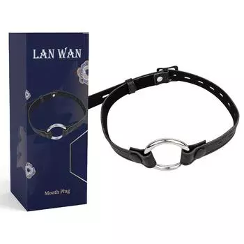 1 шт. SM кожаный кляп с металлическим кольцом БДСМ секс-игрушки для взрослых комплект для связывания ограничения игра пара обучающая игрушка для удовольствия