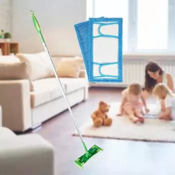 1 шт. сменная тряпка для швабры Swiffer Sweeper Mop многоразового использования синий