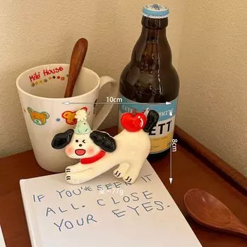 1 шт. смола DIY магнитный аттракцион дизайн стереоскопический несколько стилей милый мультяшный кот и собака креативные аксессуары