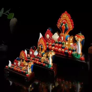 1 шт смоляная тибетская картина ручной работы сто престолов для домашнего использования Doma Eight Supply фэн-шуй украшение для дома