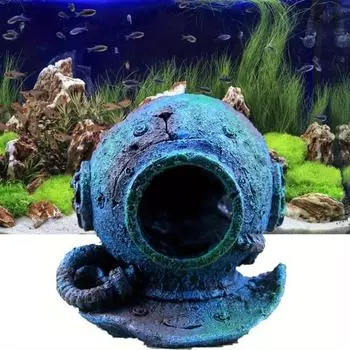 1 шт. смоляное искусственное украшение для аквариума подводная лодка затонувший корабль лодка украшение аквариум ландшафт пещера
