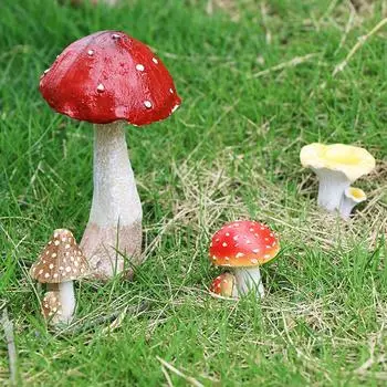 1 шт. смоляные садовые украшения, украшения, мини-грибы, поделки, кукольный домик, украшения, террариум, фигурки, подарок, сказочный сад, своими руками
