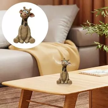 1 шт. смоляные украшения для гостиной, жирафа, кабинета, ароматерапевтического украшения, домашнего стола для благовоний