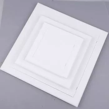 1 шт., смотровое отверстие для панели доступа, ПВХ-двери для доступа, настенные, потолочные, белые, крышка люка, универсальный пластиковый нажимной смотровой порт as the picture