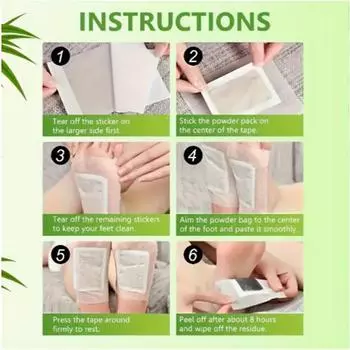 1 шт. Снятие стресса, улучшение отдыха, пластырь для ухода за ногами, натуральный бамбуковый уксус, порошок полыни и натуральный бамбук повышают энергию.