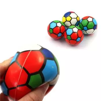 1 шт. Снятие стресса Vent Ball Красочный мини-футбол Squeeze Foam Ball Детские игрушки