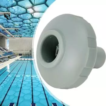 1 шт. Соединительный адаптер для рамы скиммера Easy Pool Pump 11070, пластиковая серая впускная насадка 8,8x8,8x8,8 см, аксессуары для наружного бассейна