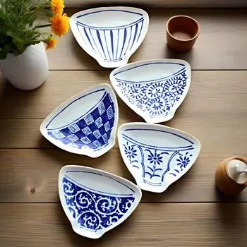 1 шт. соевый соус уксус закуска блюдо домашняя ложка поднос столовая посуда синий и белый стол керамическая чашка посуда кухня 5 стилей