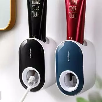 1 шт., соковыжималка для зубной пасты, автоматический дозатор зубной пасты, держатель зубной щетки, аксессуары для ванной комнаты синий