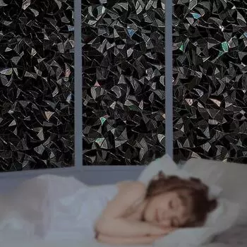 1 шт., солнцезащитная стеклянная пленка, статическая липкая оконная наклейка, ПВХ дверная пленка, оконная пленка для конфиденциальности