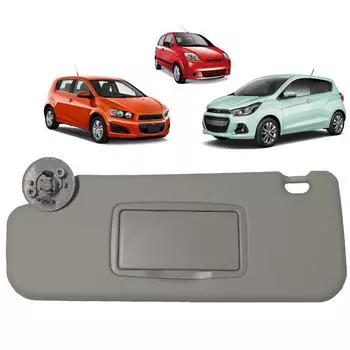 1 шт. Солнцезащитный козырек для CHEVROLET Spark 2012-2022 Sonic 2012-2020, правый, серый