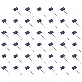 1 шт. солнечная панель 1 Вт 3 В 100 мА солнечная батарея с кабелем для зарядки аккумулятора 2-3 В