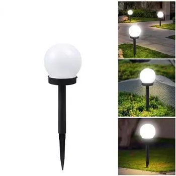 1 шт., солнечный светильник, уличный солнечный садовый светильник, солнечный путь, ландшафтный светильник, водостойкая солнечная лампа для газона для домашнего двора, патио 1pc