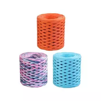 1 шт. Связанная вручную крючком соломенная пряжа пляжная сумка из соломенной бумаги натуральная рафия