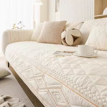 1 шт. Современный чехол для дивана, мягкий, пригодный для машинной стирки, универсальный протектор для дивана на все времена года, пылезащитный коврик для мебели, украшение для дома 1seat 70x70cm