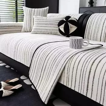 1 шт. Современный французский диванный коврик для дома, универсальный противоскользящий кожаный чехол для дивана, премиум-подушка для сиденья, чехол для кровати для собак 1seat 70x70cm темно серый