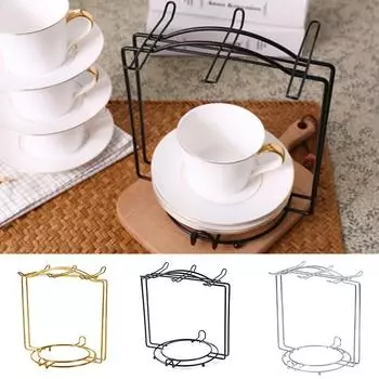 1 шт. современный подстаканник для блюдца, украшение для посуды, стеллаж с крючком, полка