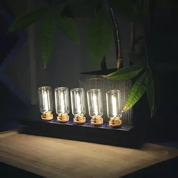 1 шт. спальня своими руками украшение Usb ночник атмосфера свет Эдисона лампа накаливания светодиодная лампа накаливания