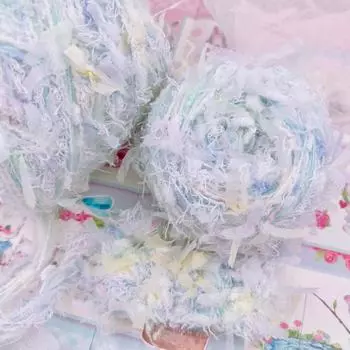 1 шт. Специальная пряжа ручной окраски, смесовая пряжа, фантазийная пряжа, характерная пряжа, разноцветная пряжа для рукоделия, полиэстеровая пряжа