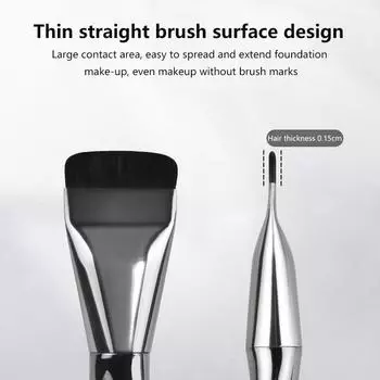 1 шт. спиральная ручка плоская головка кисть для тональной основы ультратонкая головка кисть для макияжа без следов инструменты для макияжа красоты