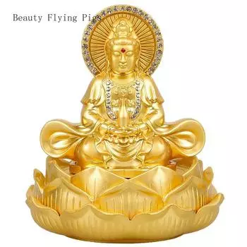 1 шт., сплав, лотос, дно, двухсторонняя алмазная инкрустация, Guanyin, основа для автомобильных духов, высококачественные автомобильные аксессуары