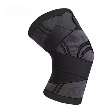 1 шт. Спортивные наколенники мужские герметичные эластичные наколенники поддержка фитнес-снаряжение баскетбол волейбольная скоба протектор L