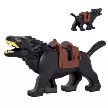 1 шт. средневековые фигурки Lotr, солдаты-рейдеры, бронированные всадники на волках, рыцари, строительные блоки, кирпичи, игрушки для детей, подарки