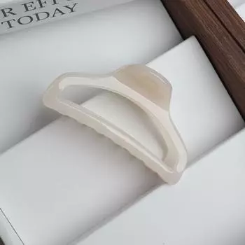 1 шт. Средний, Зажим-акула, Заколка для волос, Женский, Затылок, Зажим для захвата, Французская тарелка для волос, Аксессуар для волос, Премиум 1pc