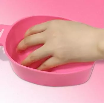 1 шт., средство для мытья рук, миска для замачивания, DIY салон для ногтей, спа, ванна, маникюрные инструменты, чаша для дизайна ногтей