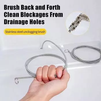1 шт., средство для удаления засоров сливного отверстия холодильника, инструменты для чистки драги, щетка для отверстия в холодильнике, очиститель для выхода воды для бытовой чистоты 1M